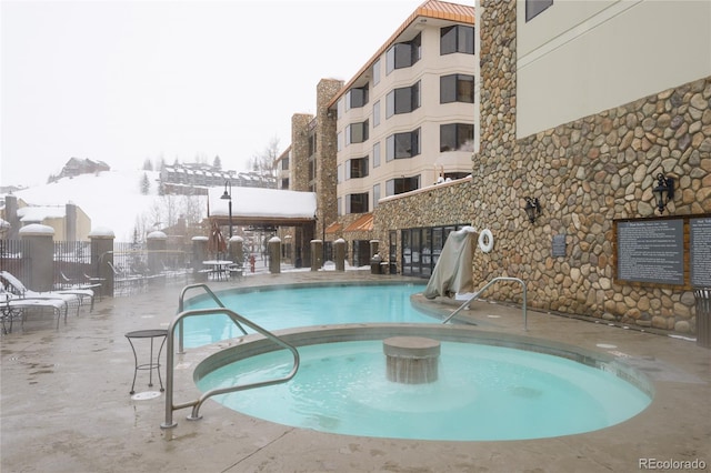 6 Emmons Rd Unit 515, Mount Crested Butte, CO 81225 - community pool with a patio