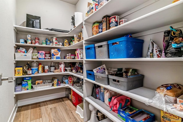 view of pantry