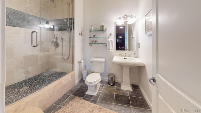 1745 Wazee St Unit 4H, Denver, CO 80202 - full bathroom with toilet and a stall shower