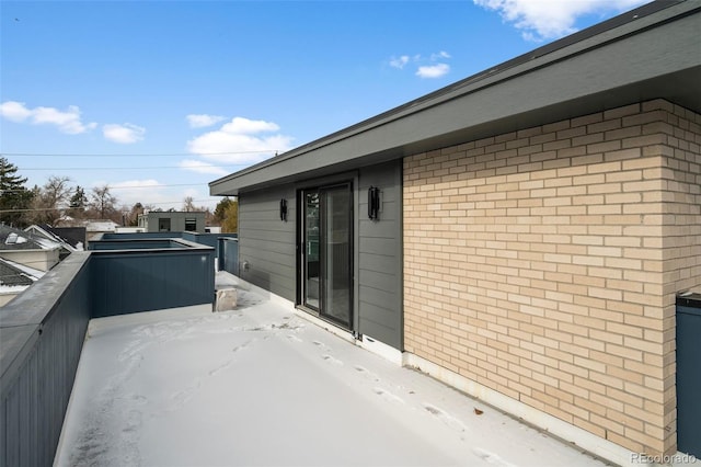 view of patio / terrace featuring a balcony