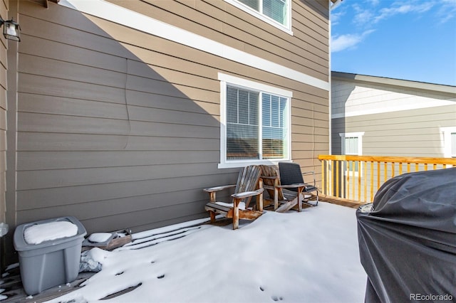 view of patio / terrace featuring grilling area