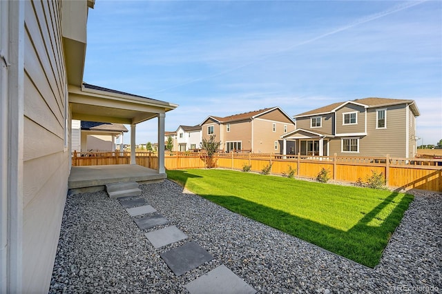 4644 Hatcher Dr, Brighton, CO 80601 - fenced backyard featuring a residential view