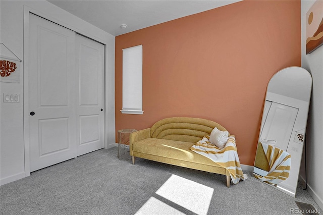 8728 Hotchkiss St, Littleton, CO 80125 - living area featuring carpet floors and baseboards