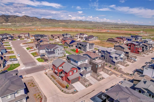 8728 Hotchkiss St, Littleton, CO 80125 - aerial perspective of suburban area featuring mountains