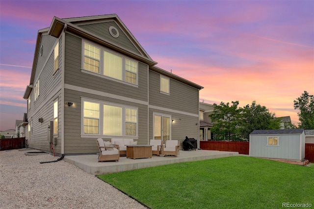 7099 E 123rd Pl, Thornton, CO 80602 - back of property featuring a patio and outdoor lounge area