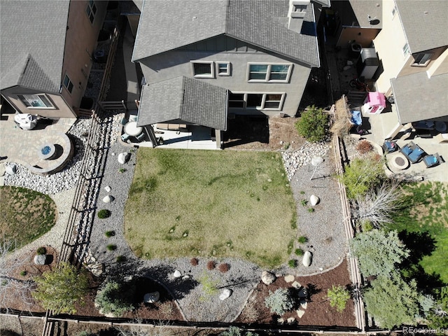 aerial overview of property's location