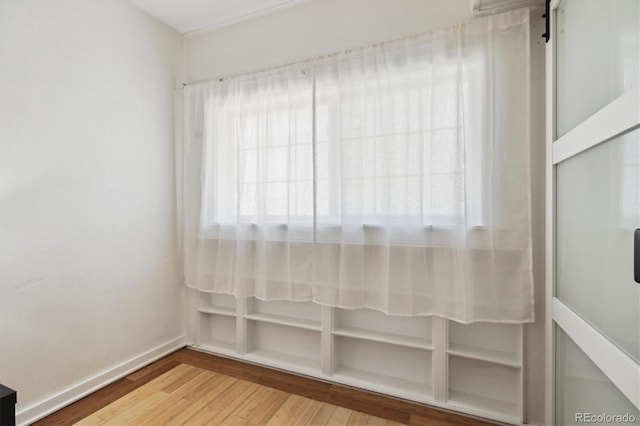 1532 N High St Unit 1, Denver, CO 80218 - detailed view of wood finished floors and baseboards