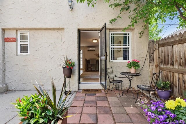 1532 N High St Unit 1, Denver, CO 80218 - view of exterior entry with stucco siding