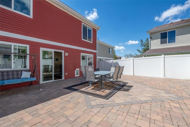 5552 Odessa St, Denver, CO 80249 - view of patio featuring fence and outdoor dining space