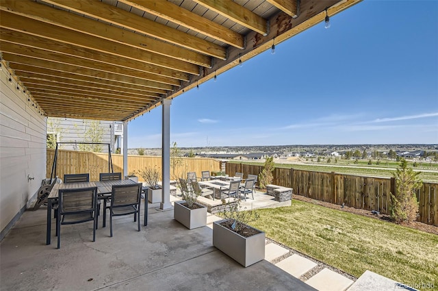14440 Hop Clover Trl, Parker, CO 80134 - view of patio featuring outdoor dining area