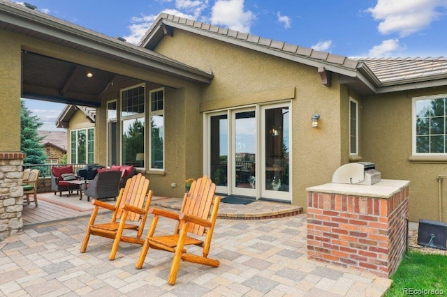4651 Sonado Pl, Parker, CO 80134 - view of patio with an outdoor kitchen