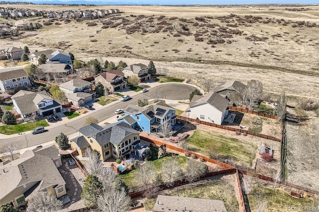 7378 Geode Ct, Castle Rock, CO 80108 - aerial perspective of suburban area featuring a desert landscape