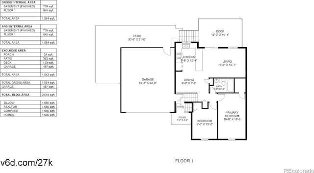 10759 Clermont St, Thornton, CO 80233 - room layout