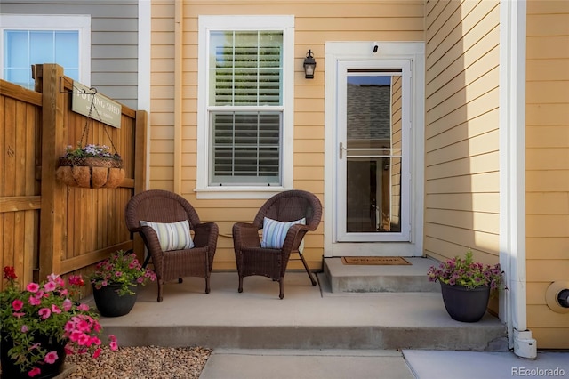 8427 E 35th Ave, Denver, CO 80238 - doorway to property featuring covered porch