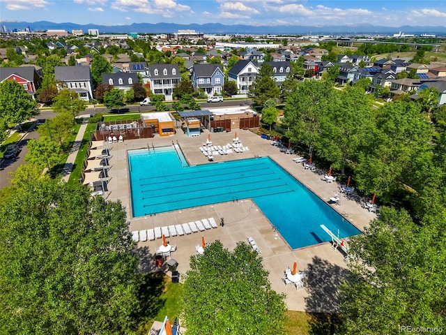 8427 E 35th Ave, Denver, CO 80238 - view of pool with a mountain view