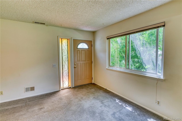3351 S Field St Unit 191, Lakewood, CO 80227 - entryway with a textured ceiling, carpet flooring, and baseboards