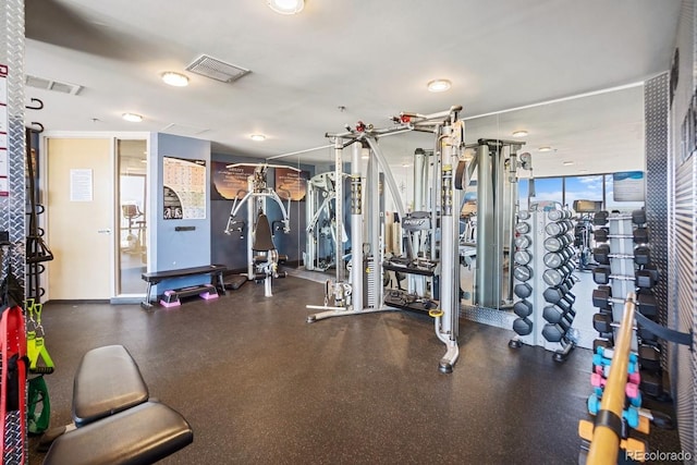 1625 Larimer St Unit 3004, Denver, CO 80202 - exercise room featuring baseboards