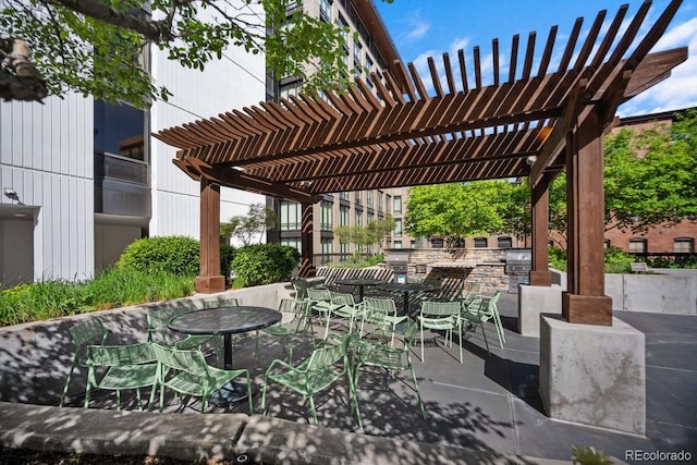 1625 Larimer St Unit 3004, Denver, CO 80202 - view of patio / terrace with a pergola