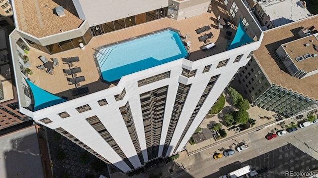 1625 Larimer St Unit 3004, Denver, CO 80202 - bird's eye view of a pool area