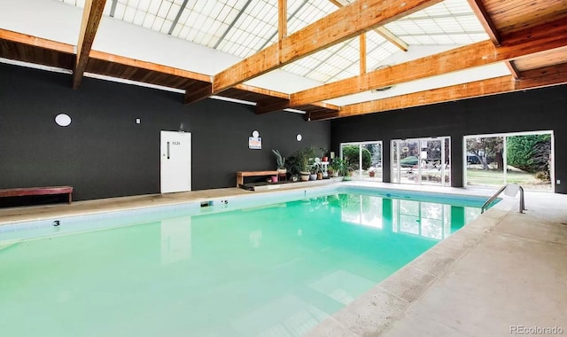 view of indoor pool