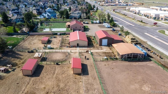 drone / aerial view