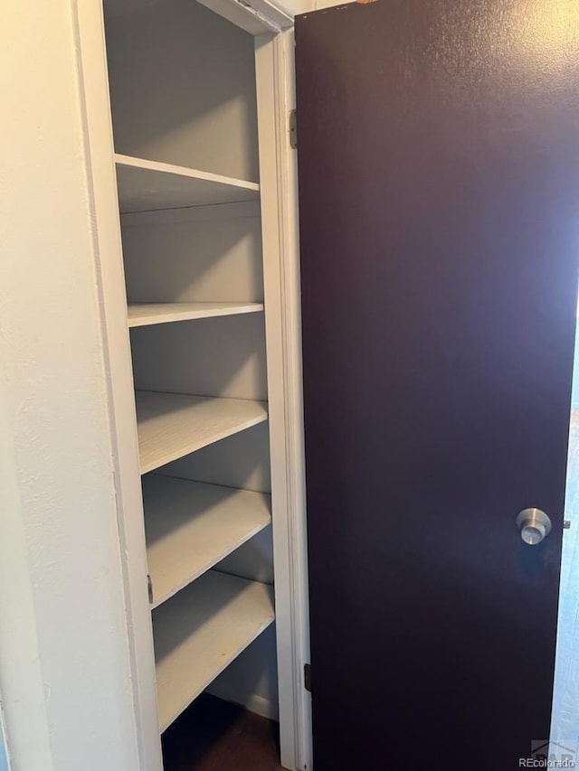 view of closet