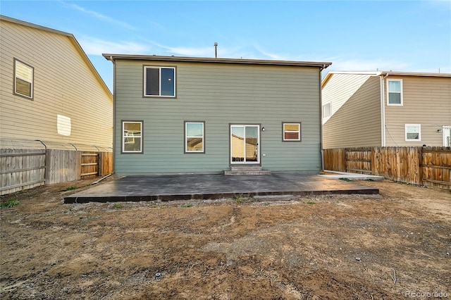 view of rear view of property