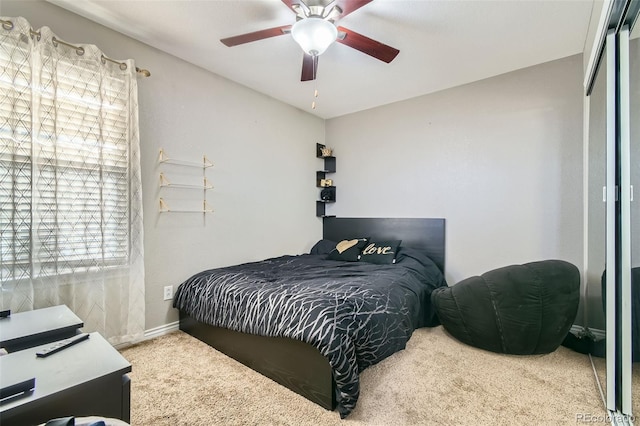 10811 Chambers Way, Commerce City, CO 80022 - bedroom with carpet, baseboards, and ceiling fan