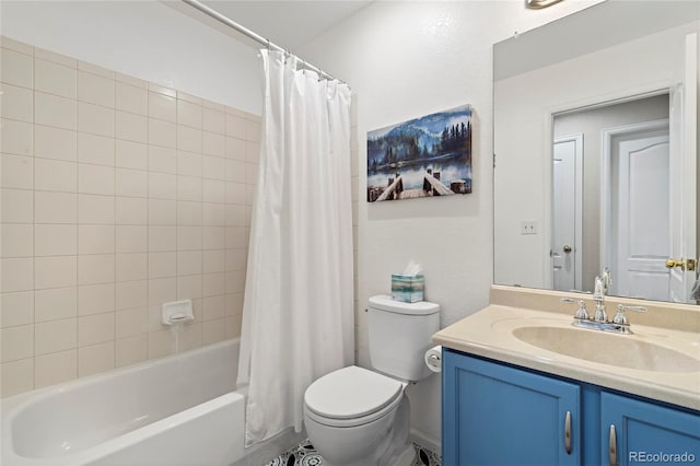 4737 E 127th Ave, Thornton, CO 80241 - bathroom with vanity and shower / tub combo with curtain