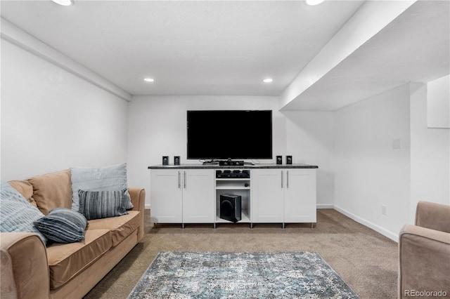 6795 E Kettle Ave, Centennial, CO 80112 - living area with carpet floors and recessed lighting