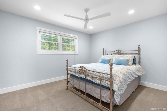 6795 E Kettle Ave, Centennial, CO 80112 - bedroom with carpet, recessed lighting, and ceiling fan