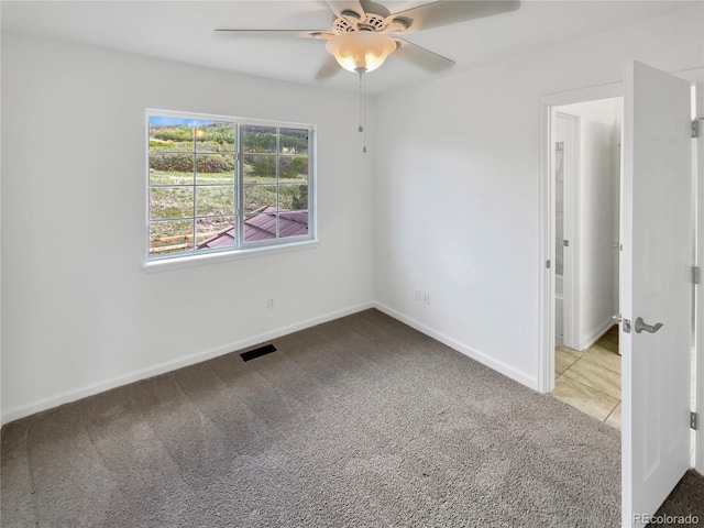 2180 Trailblazer Way, Castle Rock, CO 80109 - unfurnished room with carpet flooring, ceiling fan, and baseboards