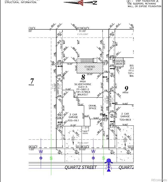 9324 Quartz St, Arvada, CO 80007 - parcel map