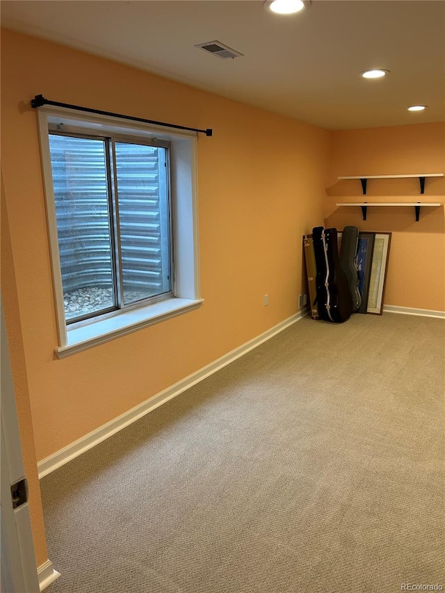16341 Maple Rock Ct, Parker, CO 80134 - carpeted spare room with recessed lighting and baseboards