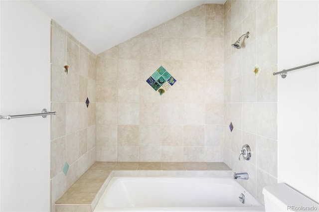 full bath with toilet and  shower combination