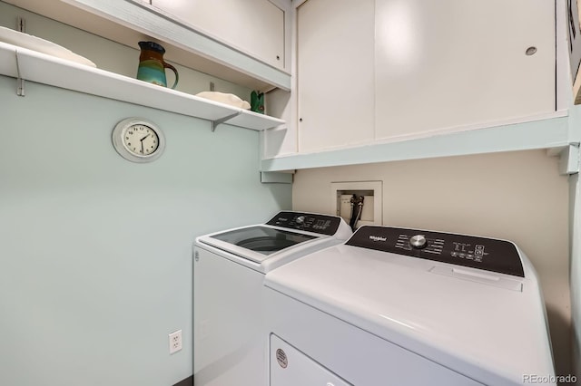 14390 E Marina Dr Unit 403, Aurora, CO 80014 - washroom with separate washer and dryer and cabinet space