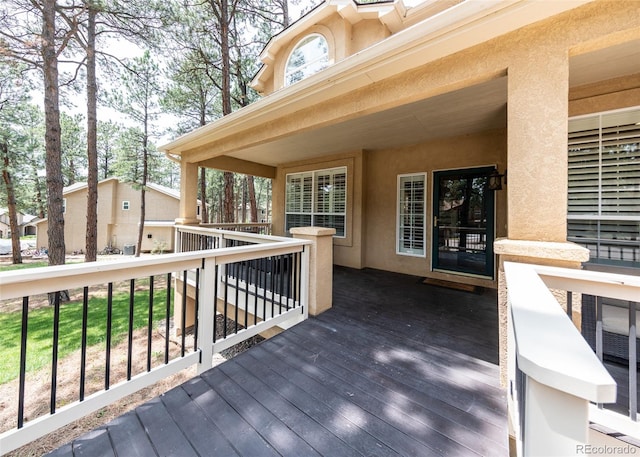 1530 Woodrose Ct, Colorado Springs, CO 80921 - view of wooden deck