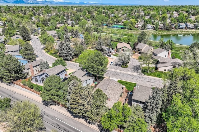 8820 W 80th Dr, Arvada, CO 80005 - aerial perspective of suburban area featuring a nearby body of water
