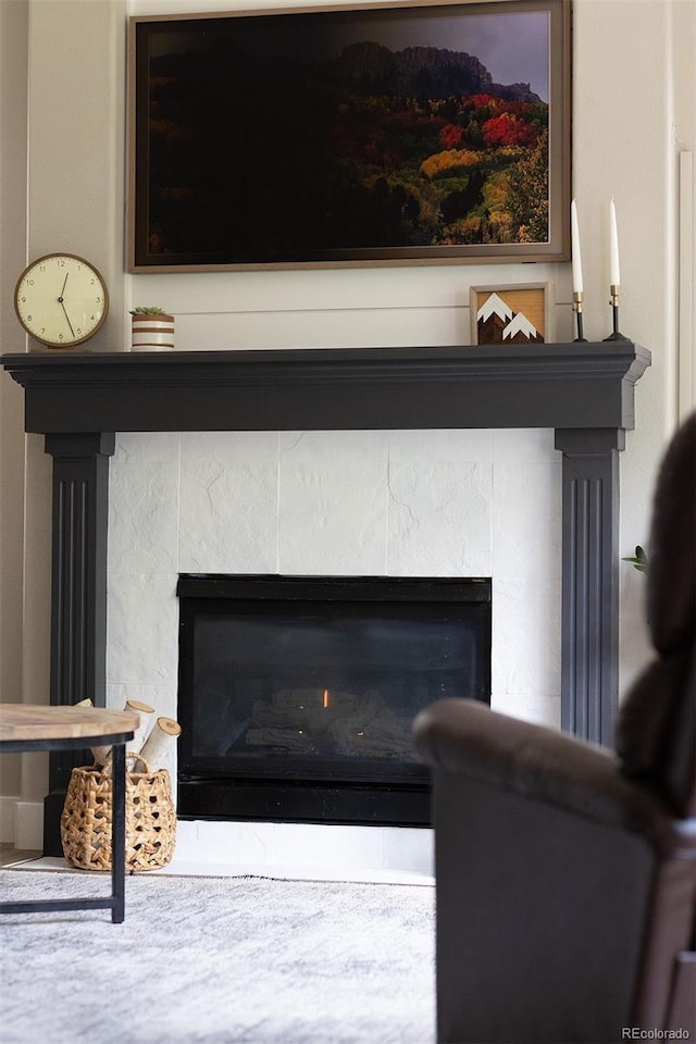 13777 W Amherst Way, Lakewood, CO 80228 - detailed view of a tiled fireplace
