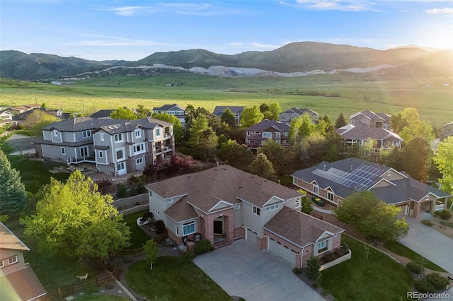 5364 Dunraven Cir, Golden, CO 80403 - aerial perspective of suburban area with mountains