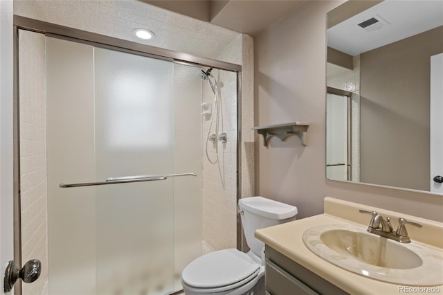 6143 S Ash Cir E, Centennial, CO 80121 - full bathroom featuring vanity and a stall shower