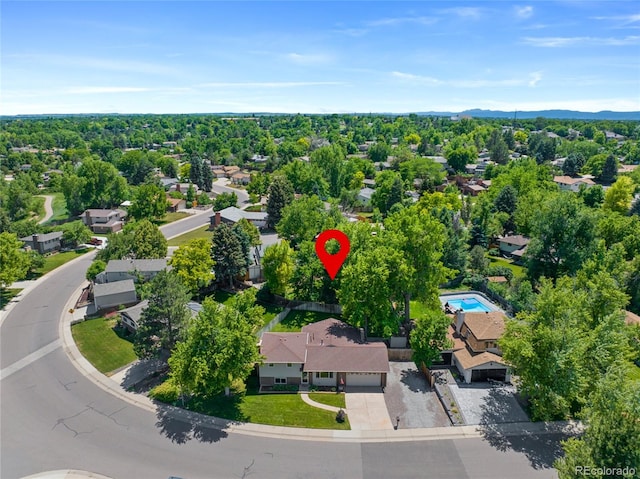6143 S Ash Cir E, Centennial, CO 80121 - aerial perspective of suburban area
