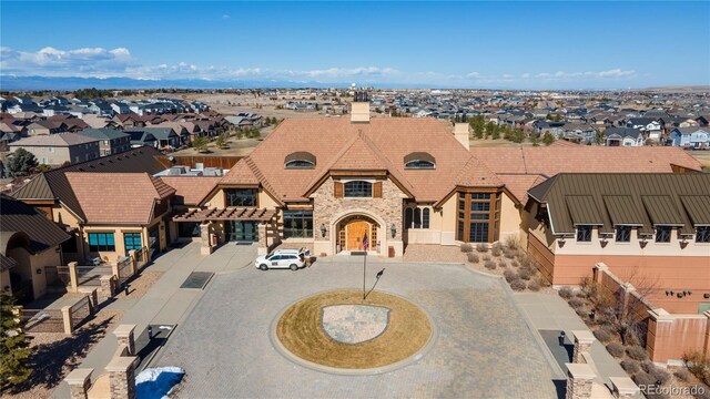 8240 S White Crow St, Aurora, CO 80016 - aerial perspective of suburban area