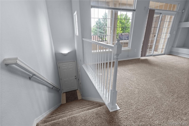 12711 Colorado Blvd Unit 1116, Thornton, CO 80241 - stairway featuring carpet floors and baseboards