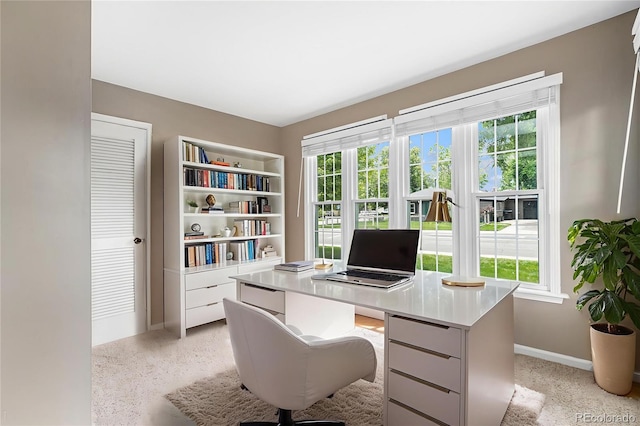 8525 Grandview Ave, Arvada, CO 80002 - home office featuring dark speckled floor