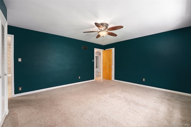 8525 Grandview Ave, Arvada, CO 80002 - unfurnished bedroom featuring carpet flooring, ceiling fan, and a closet