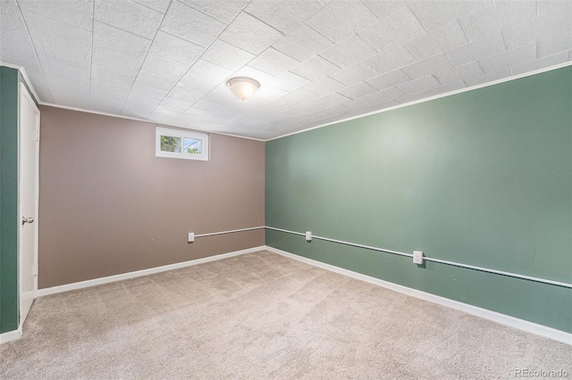 8525 Grandview Ave, Arvada, CO 80002 - spare room featuring carpet floors and crown molding