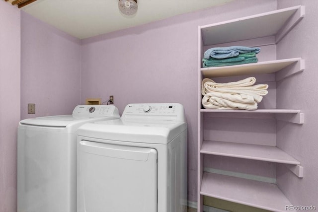 13341 Birch Cir, Thornton, CO 80241 - laundry area with separate washer and dryer