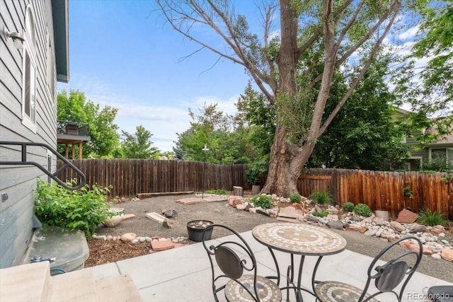 13341 Birch Cir, Thornton, CO 80241 - fenced backyard with a patio area