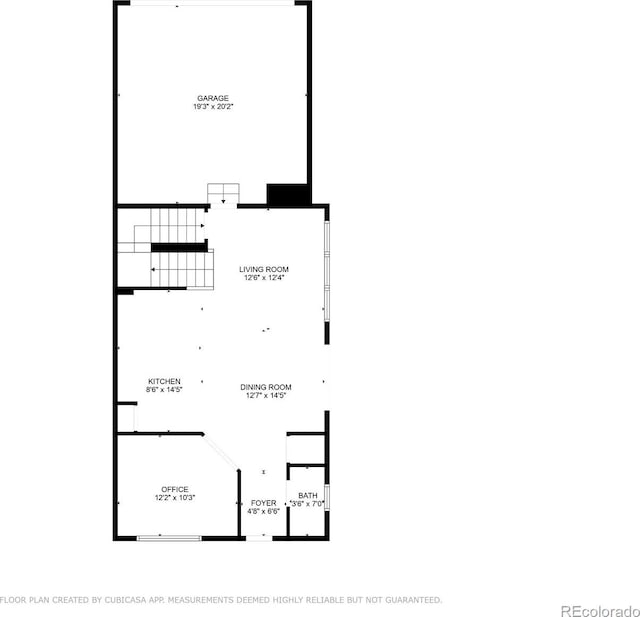 1519 S Dayton St, Denver, CO 80247 - view of floor plan / room layout